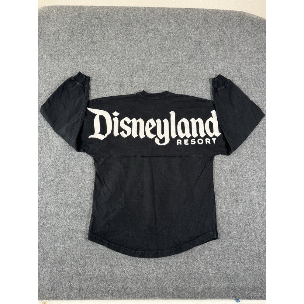 Disneyland Spirit Jersey Adult XS Black Long Sleeve Resort Park Disney Shirt - Picture 10 of 13